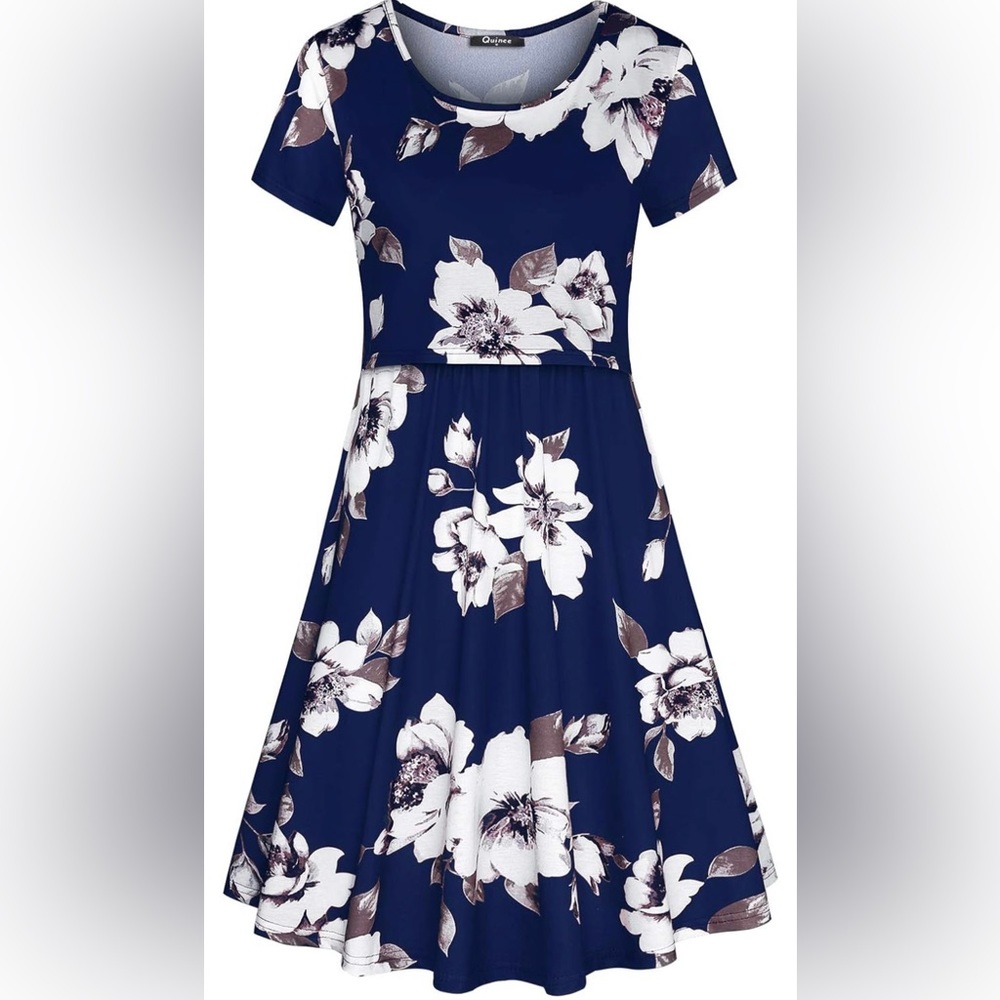 Quinee Maternity Nursing/Breastfeeding Dress